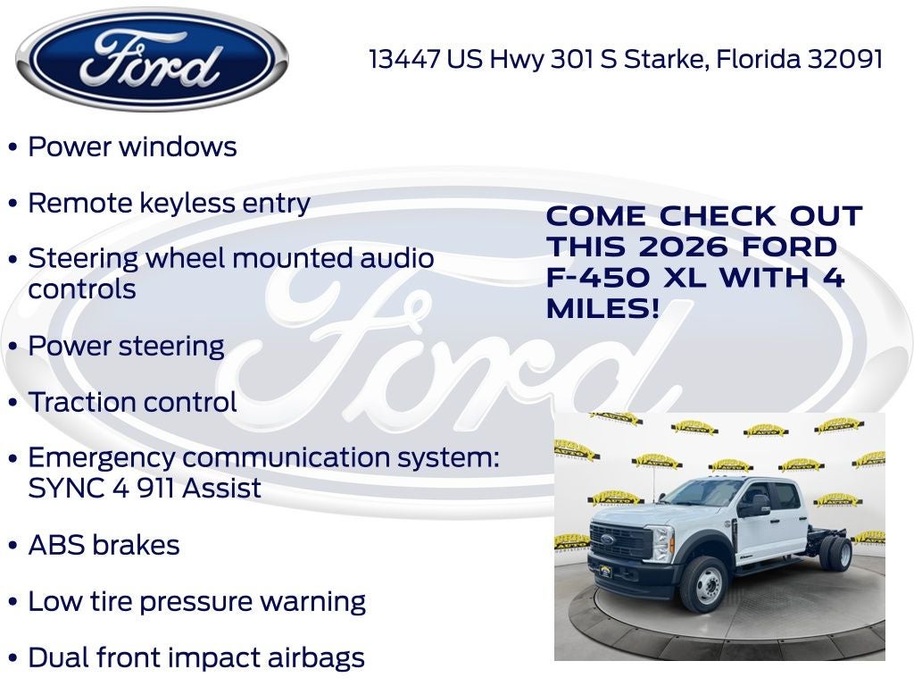 2026 Ford F-450SD XL DRW 650A