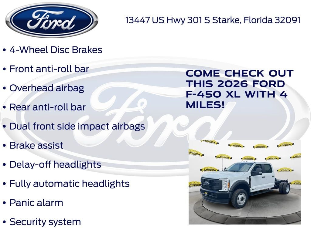 2026 Ford F-450SD XL DRW 650A