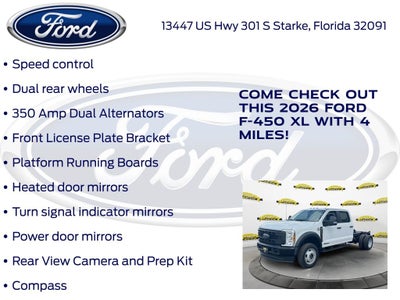 2026 Ford F-450SD XL DRW 650A