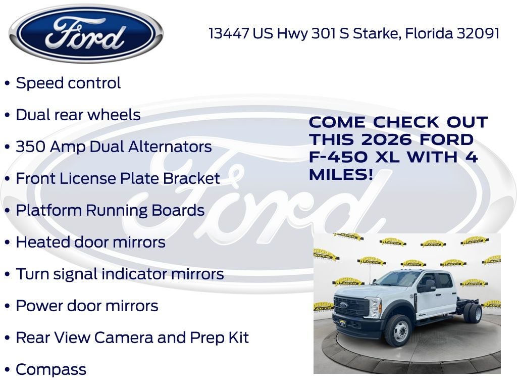 2026 Ford F-450SD XL DRW 650A