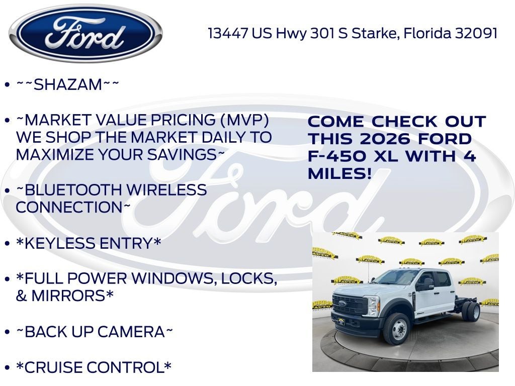2026 Ford F-450SD XL DRW 650A