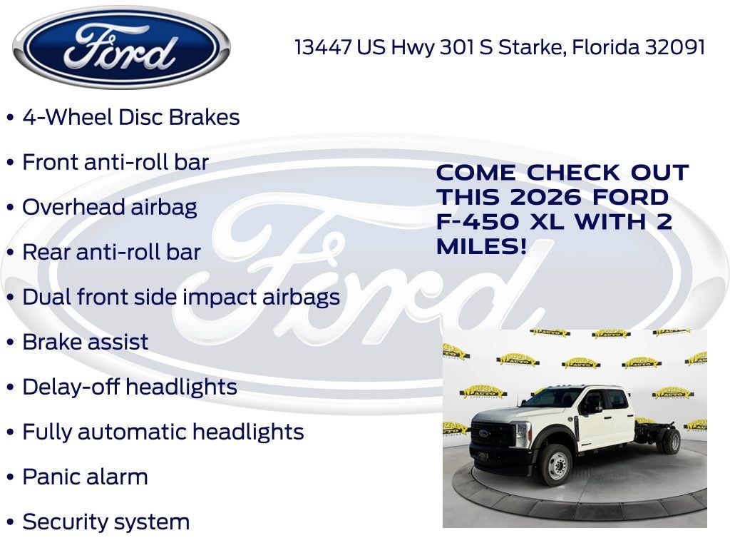 2026 Ford F-450SD XL DRW 650A
