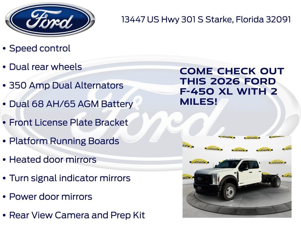 2026 Ford F-450SD XL DRW 650A