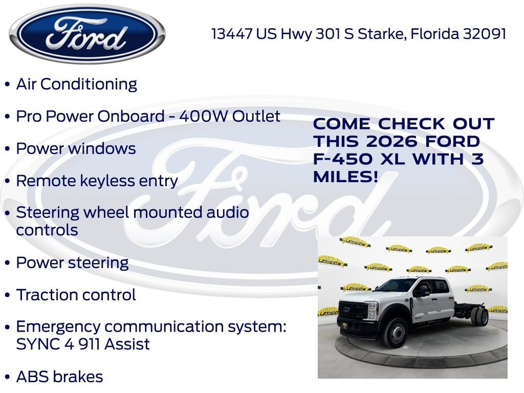 2026 Ford F-450SD XL DRW 650A