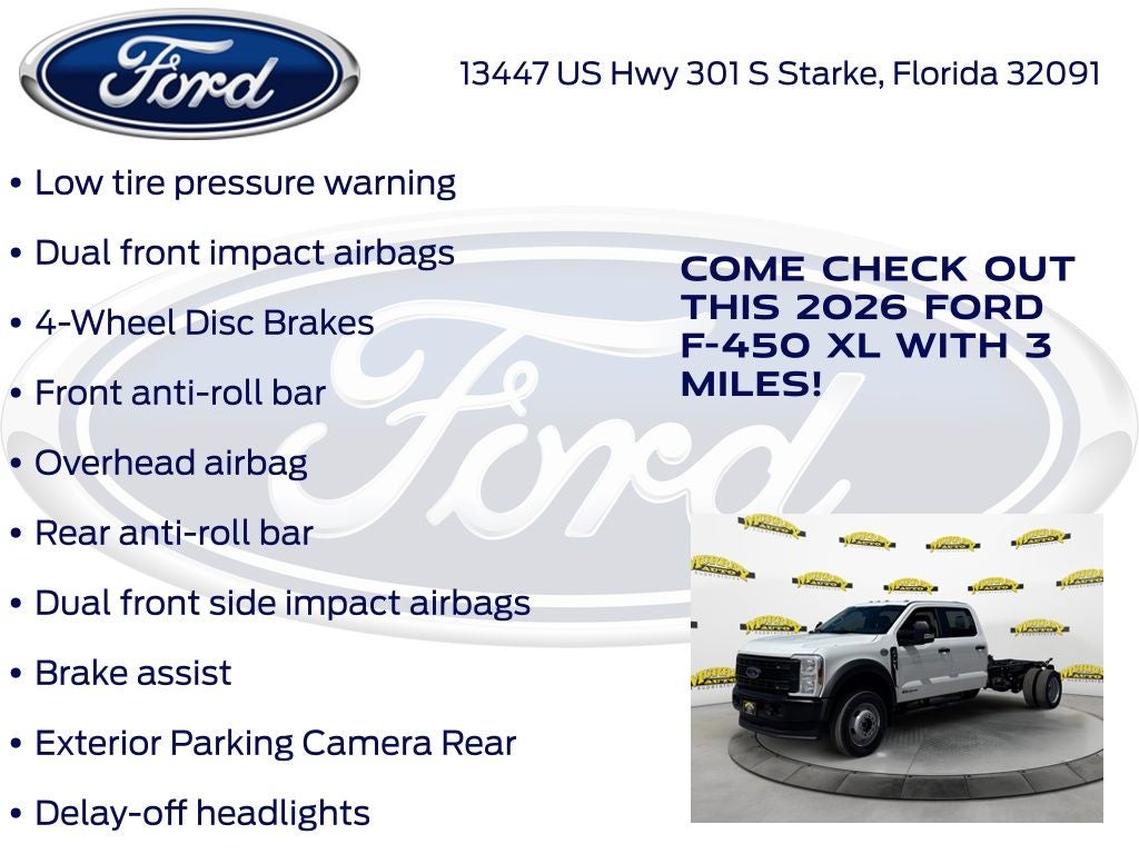 2026 Ford F-450SD XL DRW 650A