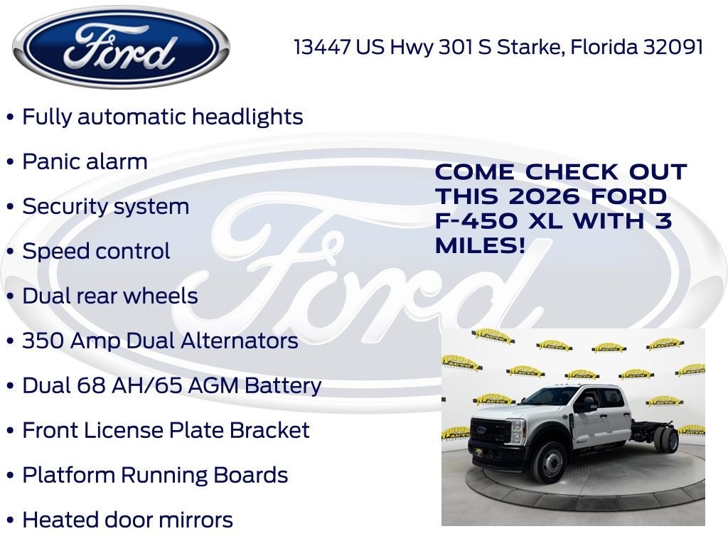 2026 Ford F-450SD XL DRW 650A