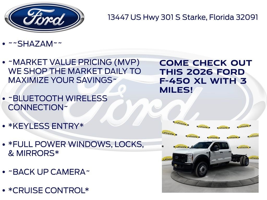 2026 Ford F-450SD XL DRW 650A
