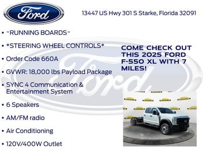 2025 Ford F-550SD XL DRW 660A