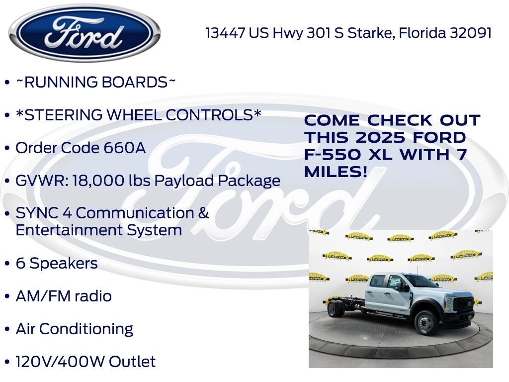 2025 Ford F-550SD XL DRW 660A