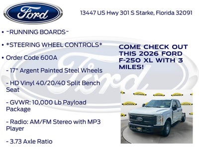2026 Ford F-250SD XL 600A