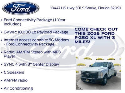 2026 Ford F-250SD XL 600A