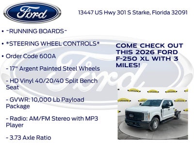 2026 Ford F-250SD XL 600A