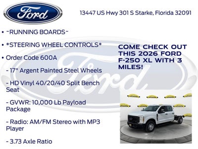 2026 Ford F-250SD XL 600A