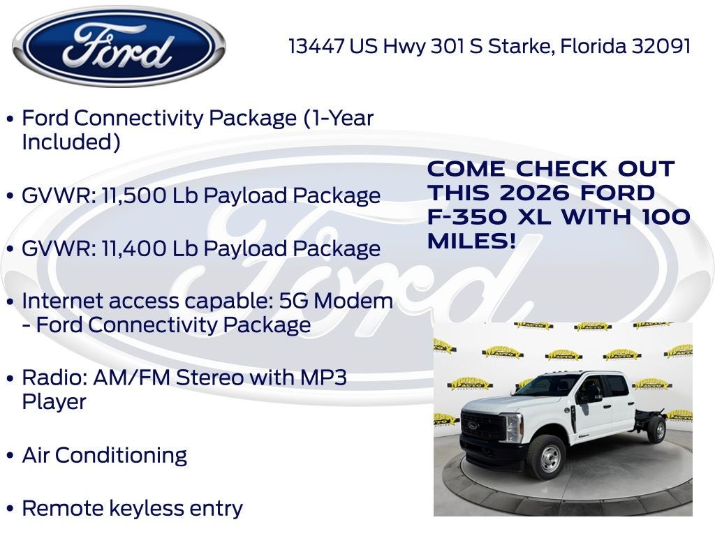 2026 Ford F-350SD XL 630A