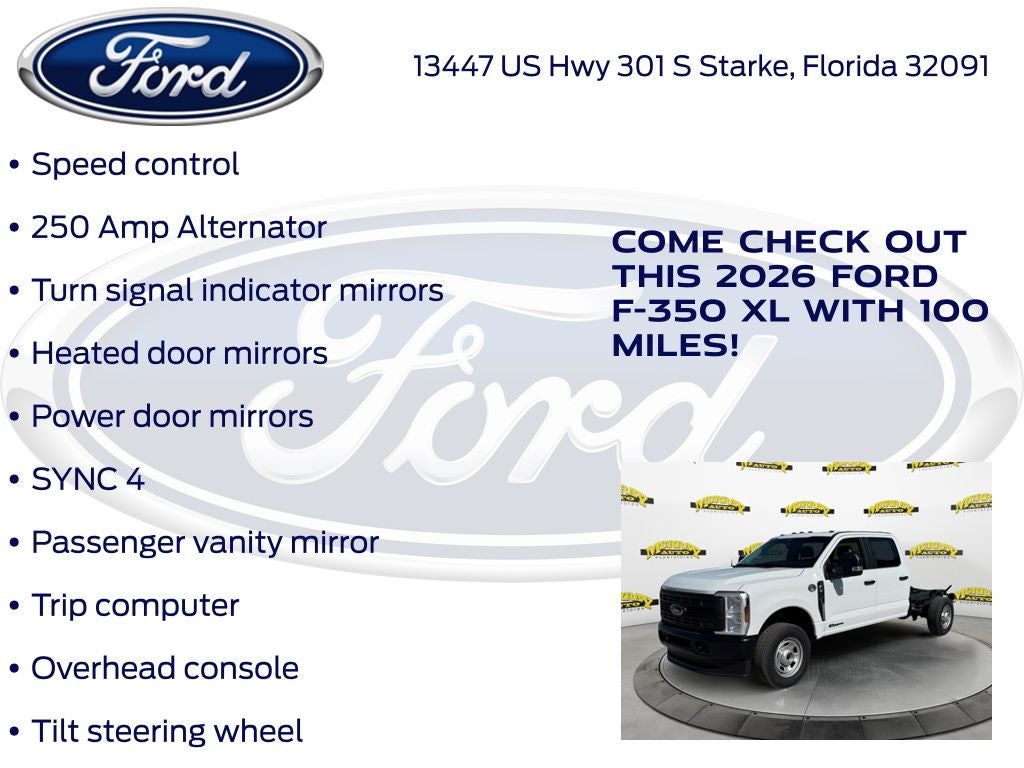 2026 Ford F-350SD XL 630A