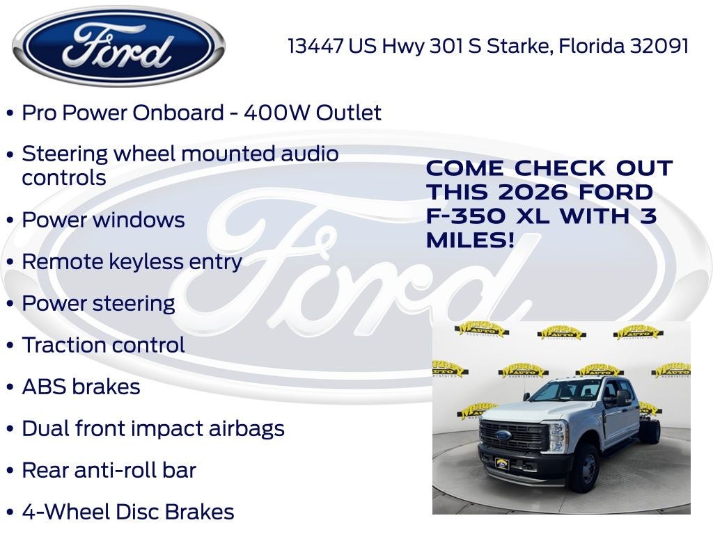 2026 Ford F-350SD XL DRW 640A