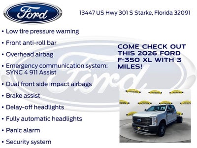 2026 Ford F-350SD XL DRW 640A