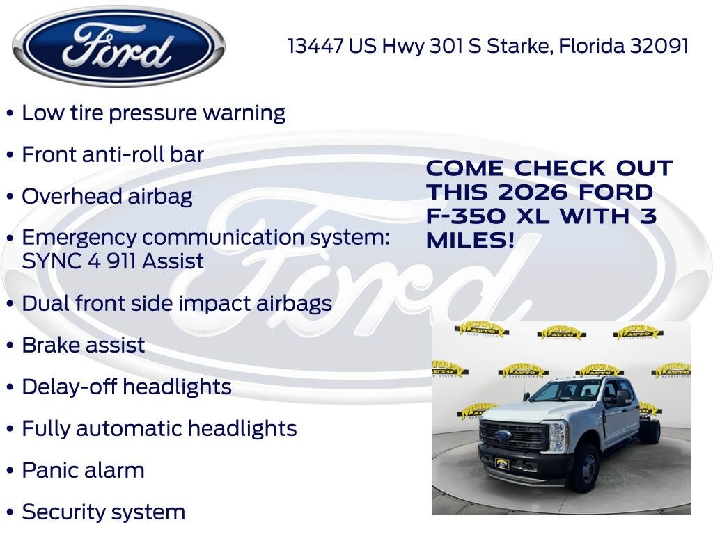 2026 Ford F-350SD XL DRW 640A