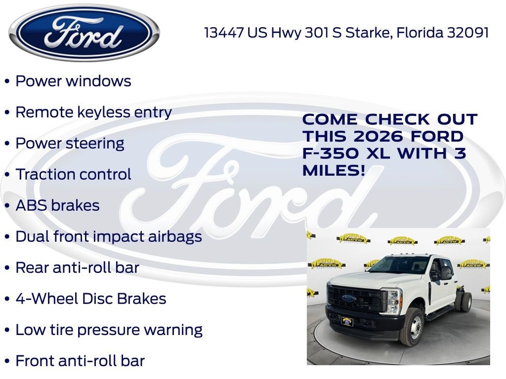 2026 Ford F-350SD XL DRW 640A