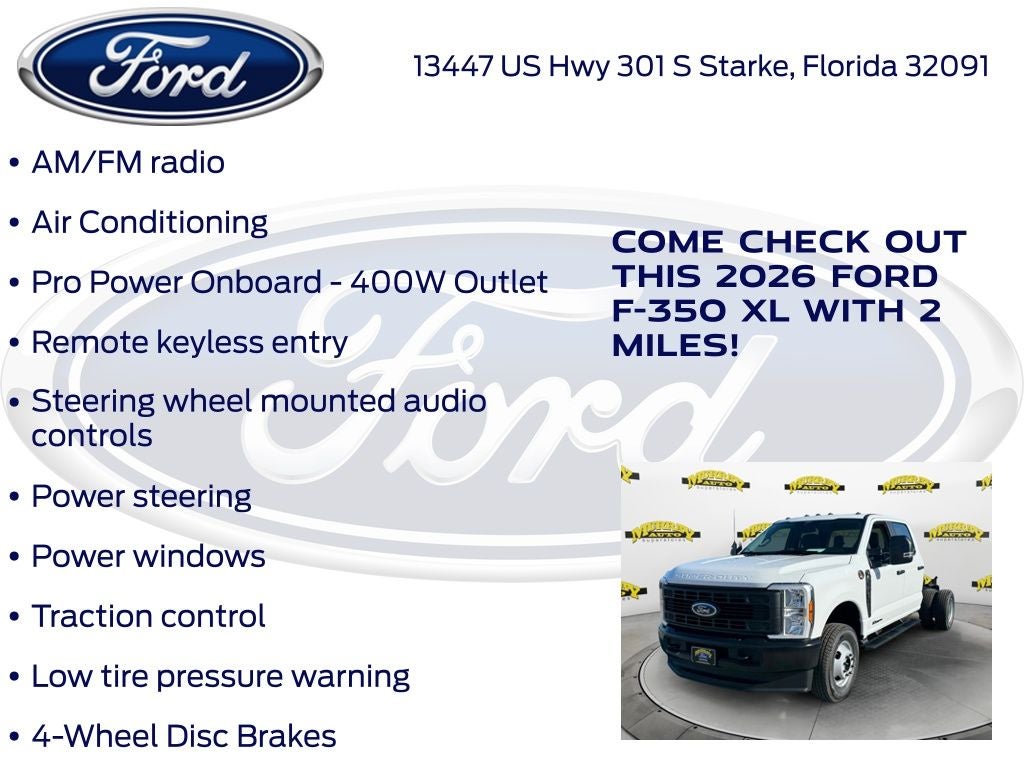 2026 Ford F-350SD XL DRW 640A