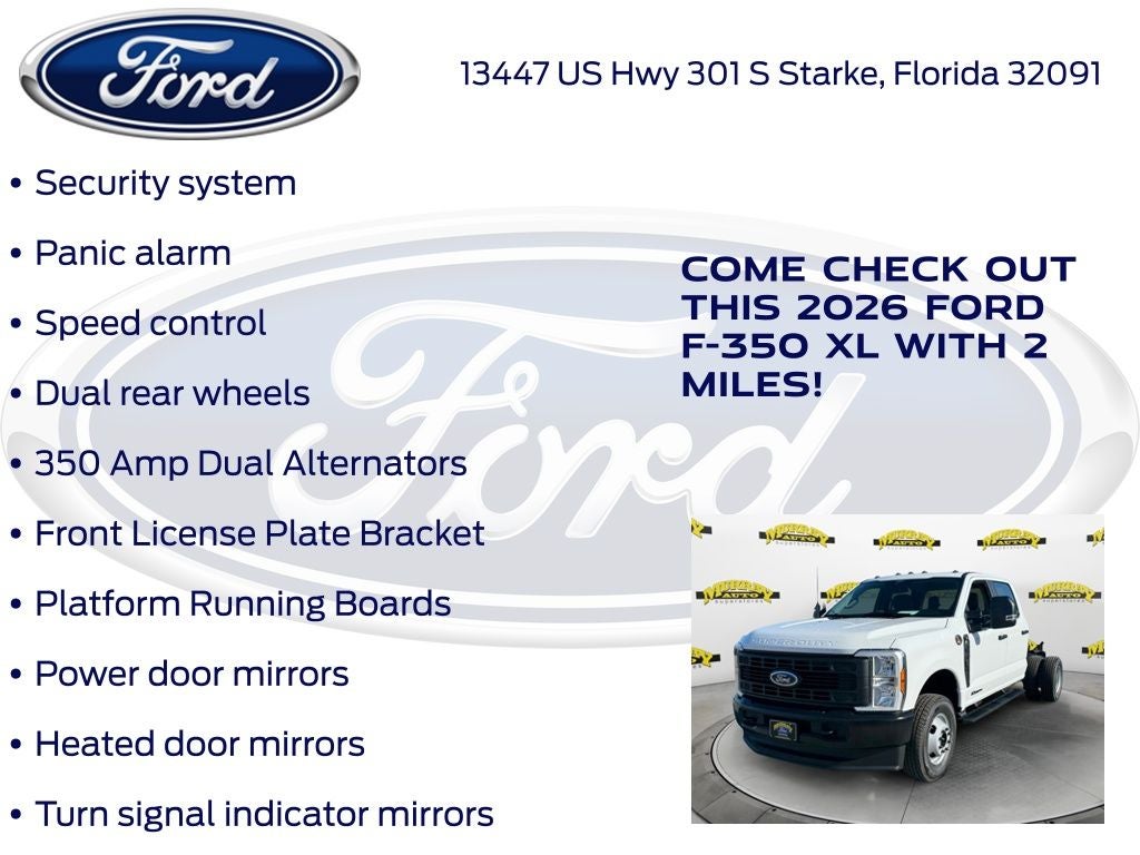 2026 Ford F-350SD XL DRW 640A