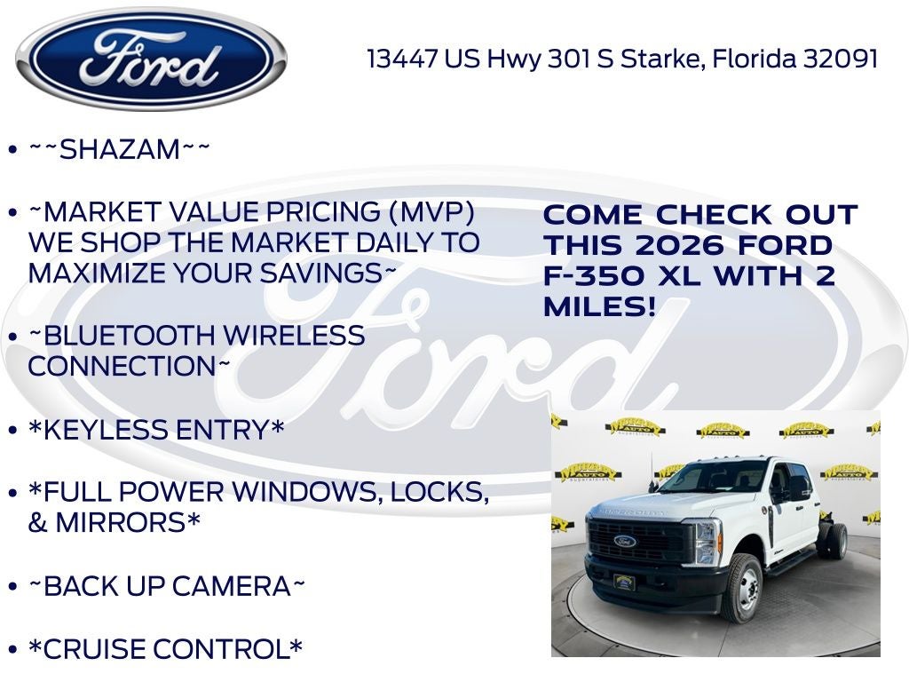 2026 Ford F-350SD XL DRW 640A