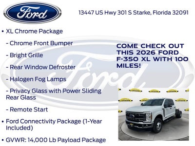 2026 Ford F-350SD XL DRW 640A