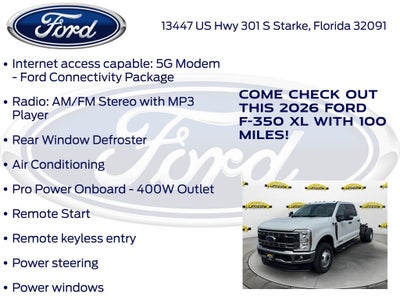 2026 Ford F-350SD XL DRW 640A