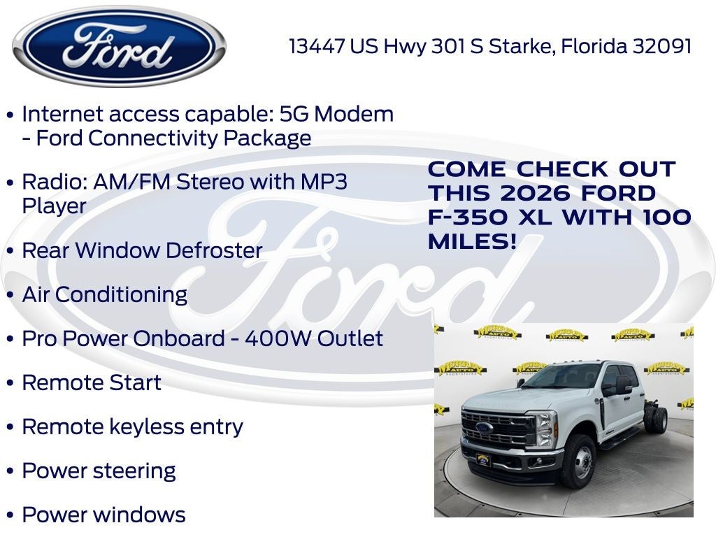 2026 Ford F-350SD XL DRW 640A