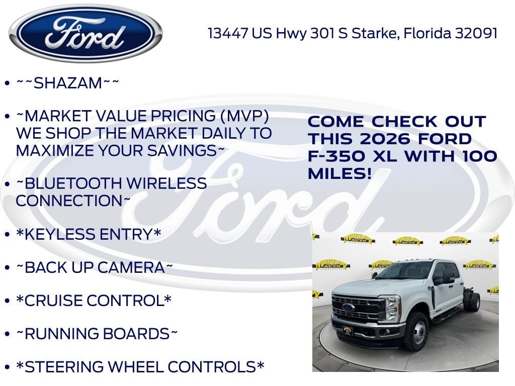 2026 Ford F-350SD XL DRW 640A