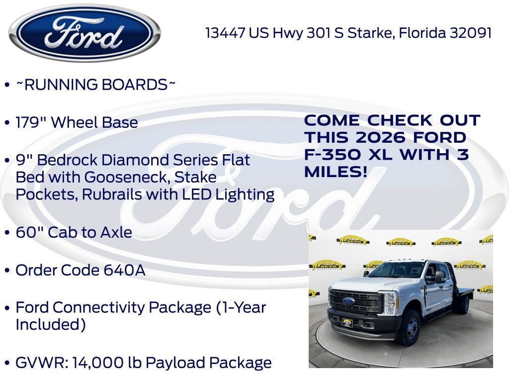 2026 Ford F-350SD XL DRW 640A