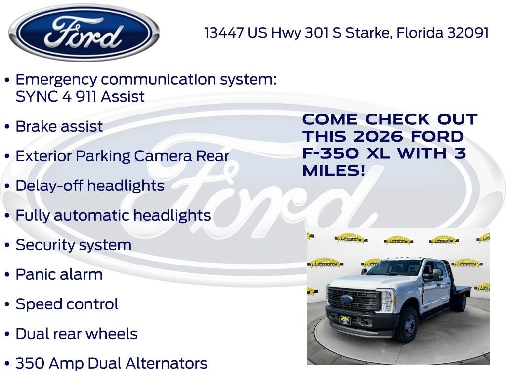 2026 Ford F-350SD XL DRW 640A