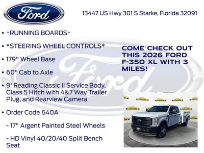 2026 Ford F-350SD XL DRW 640A