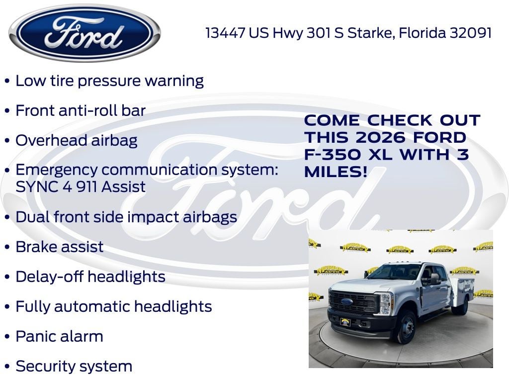 2026 Ford F-350SD XL DRW 640A