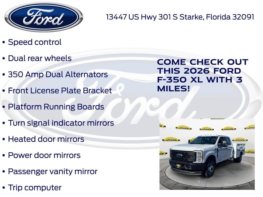2026 Ford F-350SD XL DRW 640A