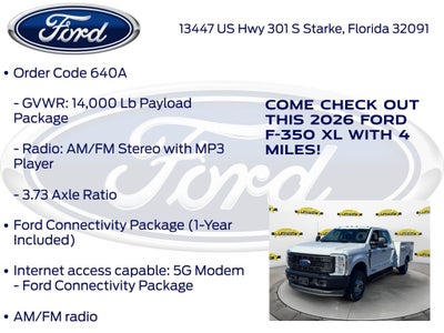2026 Ford F-350SD XL DRW 640A