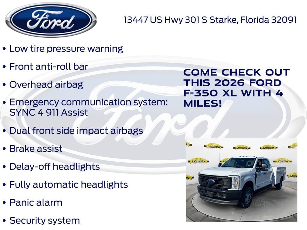 2026 Ford F-350SD XL DRW 640A