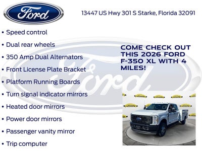 2026 Ford F-350SD XL DRW 640A