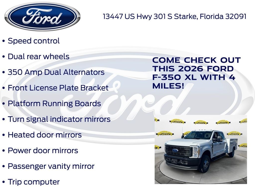 2026 Ford F-350SD XL DRW 640A