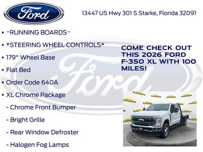 2026 Ford F-350SD XL DRW 640A