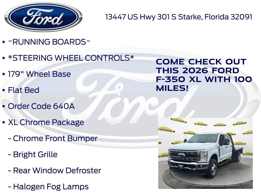 2026 Ford F-350SD XL DRW 640A