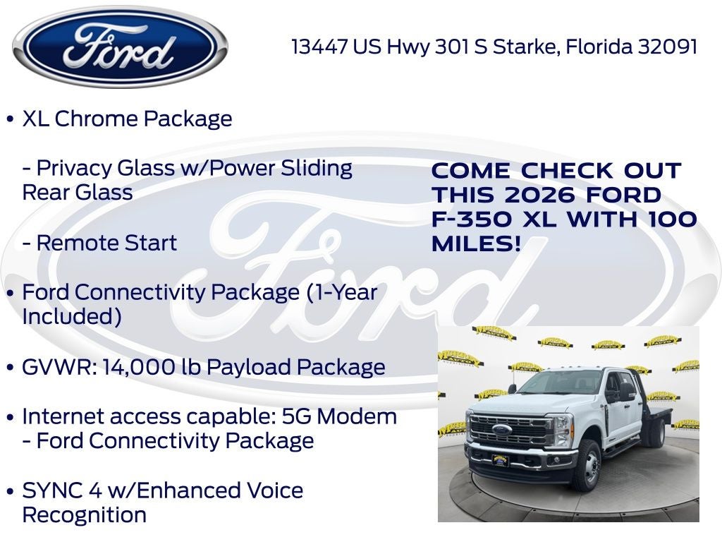 2026 Ford F-350SD XL DRW 640A