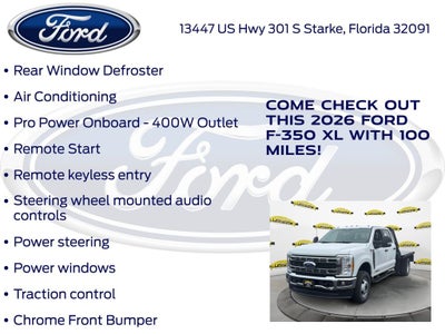 2026 Ford F-350SD XL DRW 640A