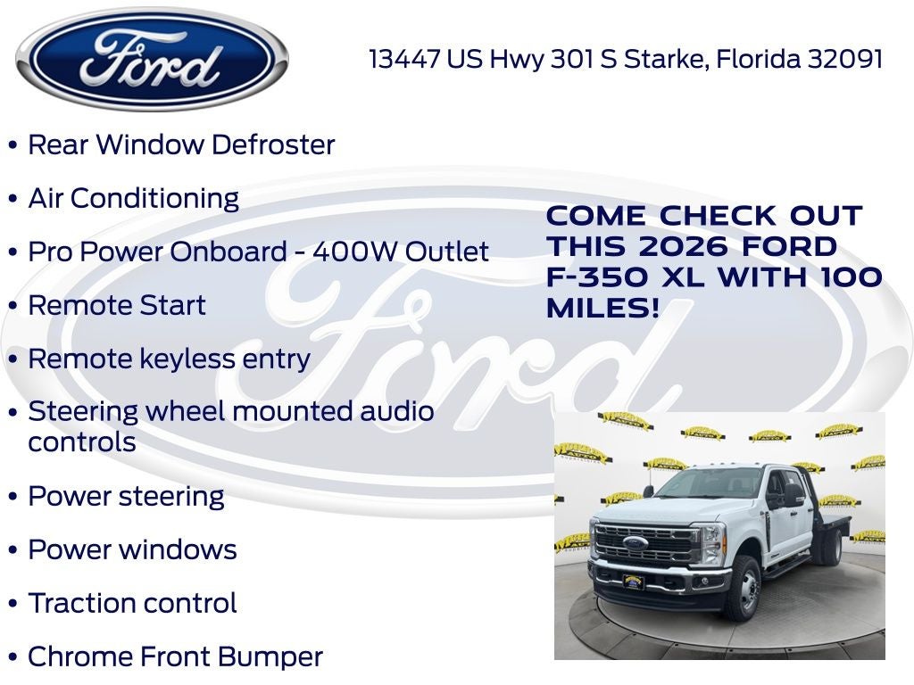 2026 Ford F-350SD XL DRW 640A