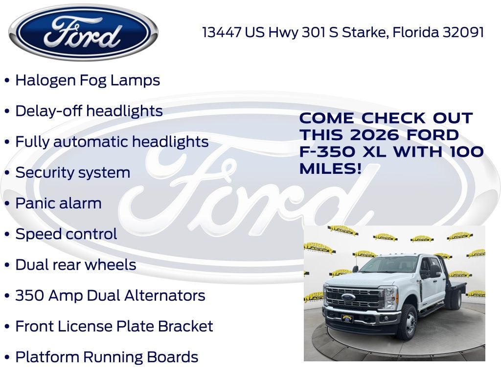 2026 Ford F-350SD XL DRW 640A