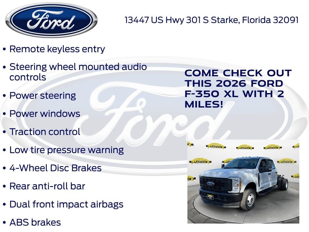 2026 Ford F-350SD XL DRW 640A