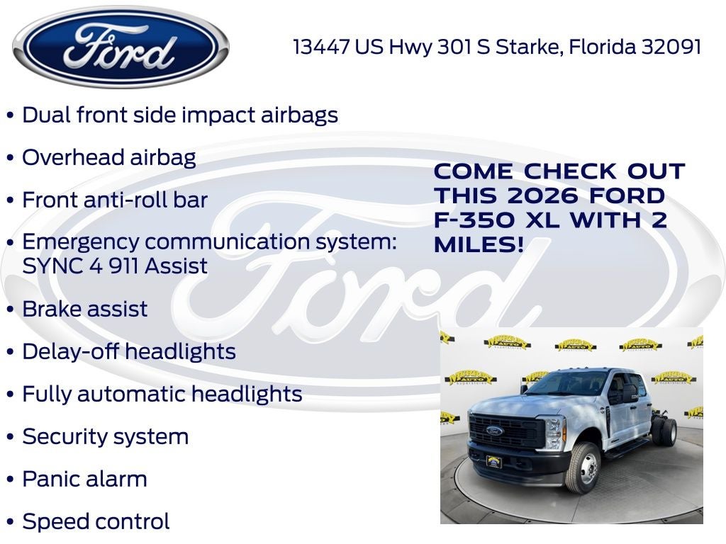 2026 Ford F-350SD XL DRW 640A