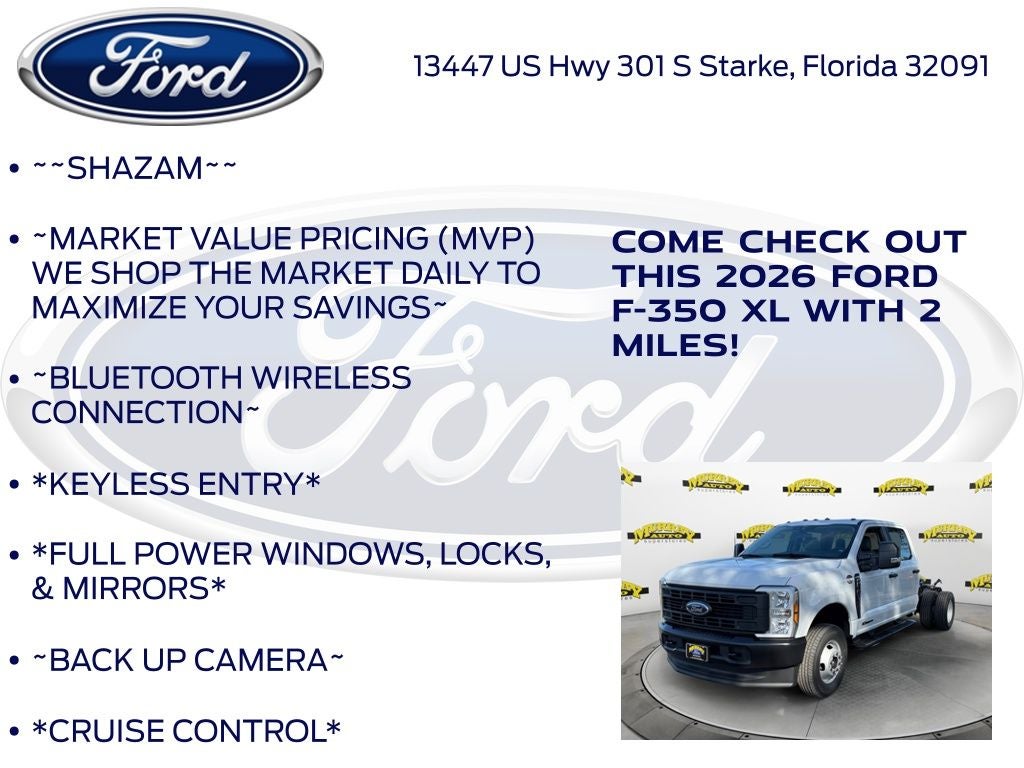 2026 Ford F-350SD XL DRW 640A