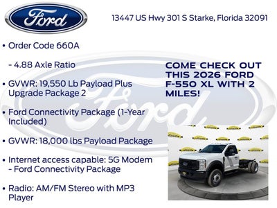 2026 Ford F-550SD XL DRW 660A