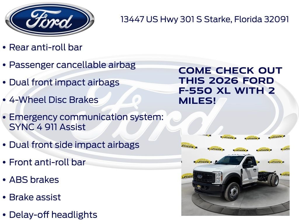 2026 Ford F-550SD XL DRW 660A
